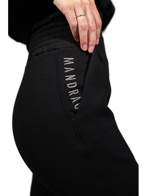 MANDRAGORA MANDRAGORA Pantaloni da tuta cudowronka Nero Slim Fit
