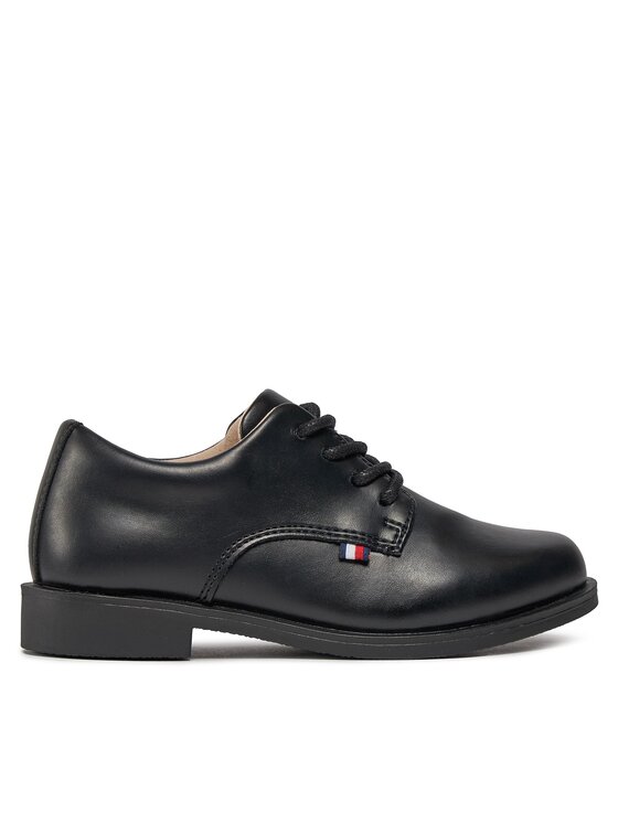 Pantofi Tommy Hilfiger Low Cut Lace Up Shoe T3B4-33174-1355 Negru