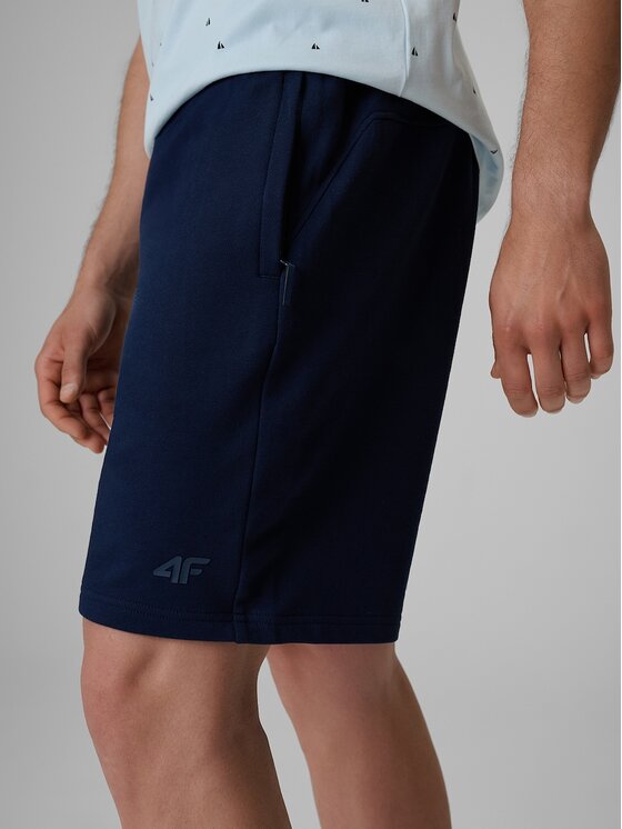 4F 4F Pantaloncini sportivi 4FRSS26TSHOM0930-31S Blu scuro Regular Fit