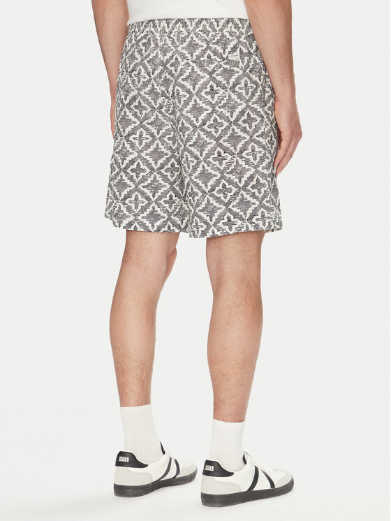 Jack & Jones Jack & Jones Pantalon scurți din material Jaiden 12277620 Gri Relaxed Fit