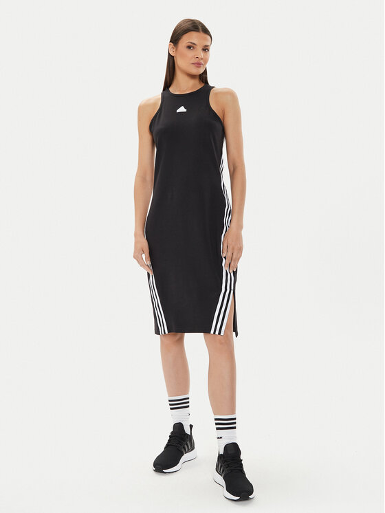 adidas adidas Vestito da giorno Future Icons 3-Stripes IP1575 Nero Regular Fit
