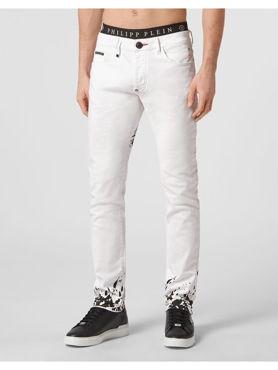 PHILIPP PLEIN PHILIPP PLEIN Jeans 5479 Bianco Straight Leg