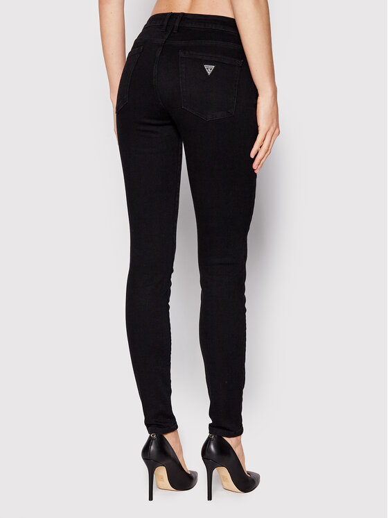Guess Guess Džinsi Annette W2YA99 D4PZ1 Melns Skinny Fit