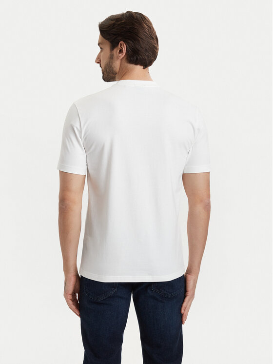 BOSS BOSS Tričko Ts Terrace Photo 50559353 Biela Relaxed Fit