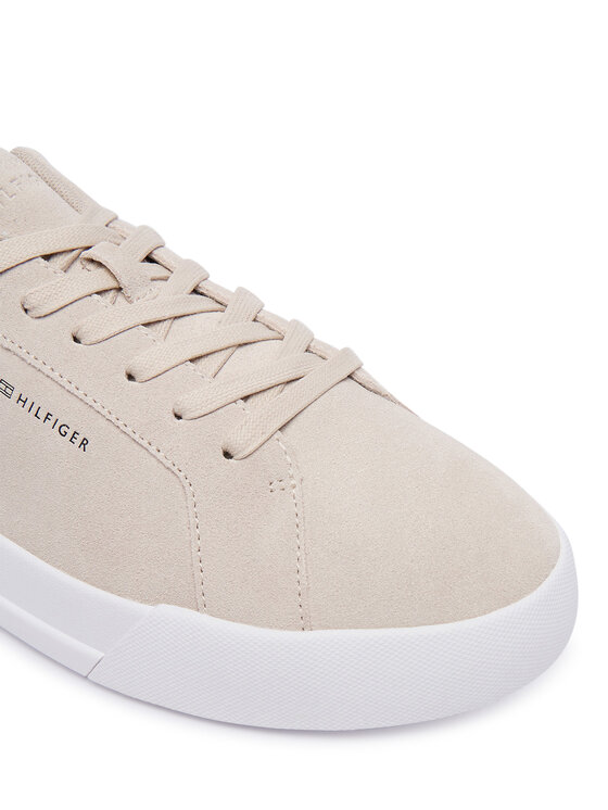 Tommy Hilfiger Tommy Hilfiger Laisvalaikio batai Th Court Premium Suede FM0FM05880 Šviesiai smėlinė