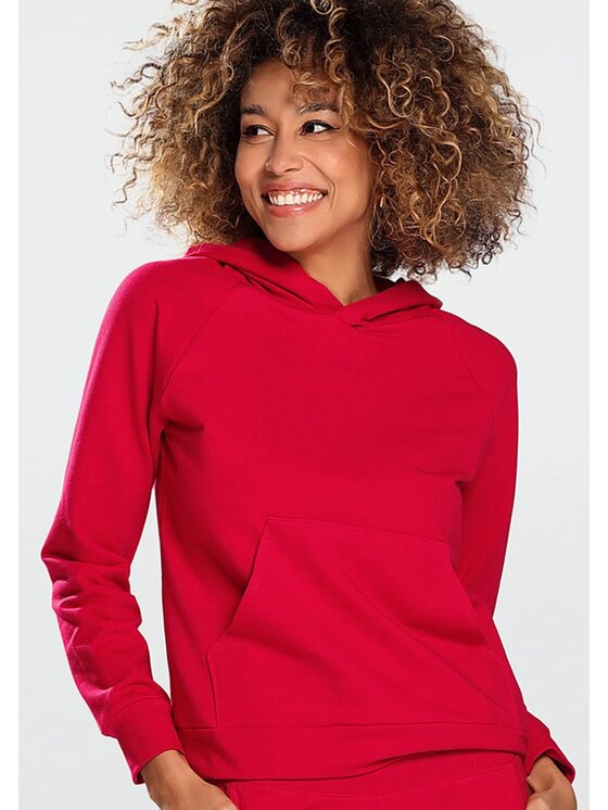 DKaren Sport DKaren Sport Bluza Seattle Czerwony Classic Fit