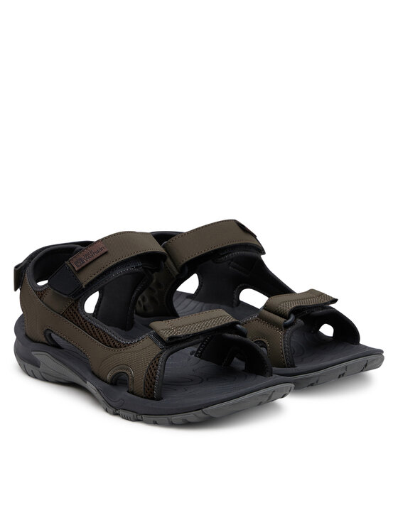 Jack Wolfskin Jack Wolfskin Sandały Lakewood Cruise Sandal M 4019011 Brązowy