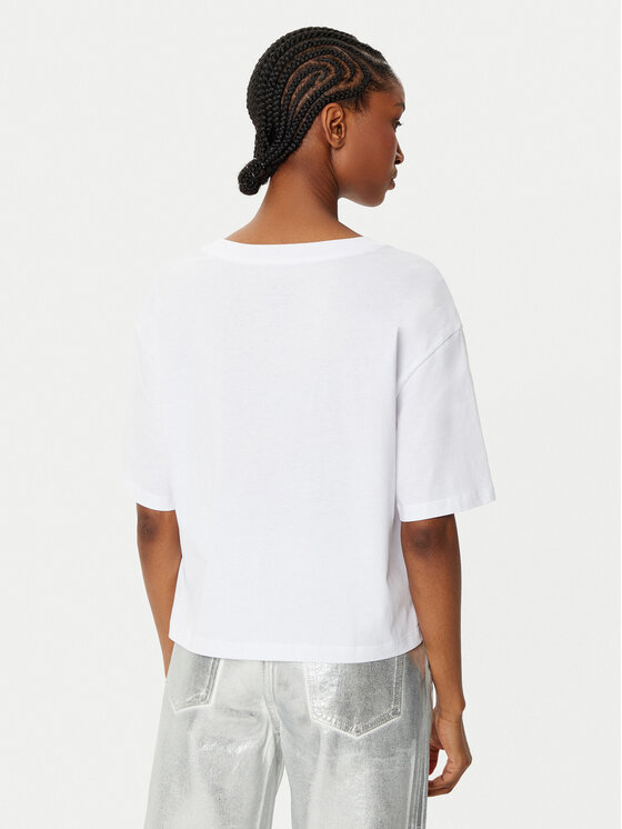 Armani Exchange Armani Exchange T-krekls XW000102 AF10359 U0002 Balts Relaxed Fit