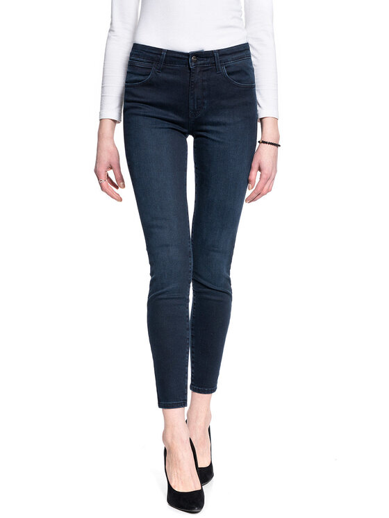 Wrangler Wrangler Jeansy SKINNY Niebieski Skinny Fit