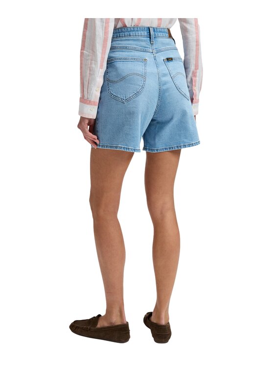 Lee Lee Szorty jeansowe Stella Short Niebieski Relaxed Fit