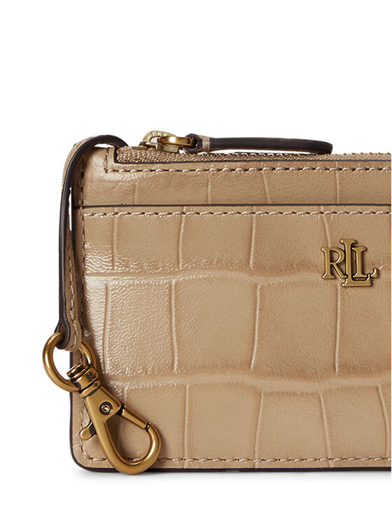 LAUREN RALPH LAUREN LAUREN RALPH LAUREN Kreditinių kortelių dėklas 432P15678001 Smėlio