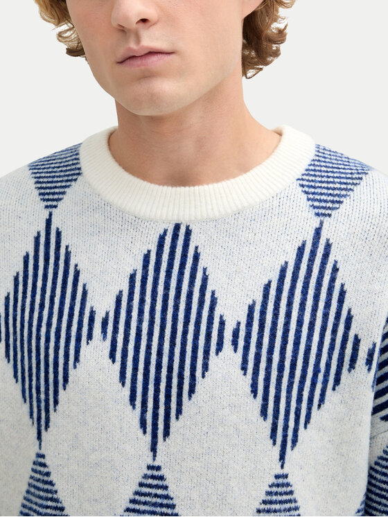 Tom Tailor Denim Tom Tailor Denim Sweater 1043026 Kék Regular Fit