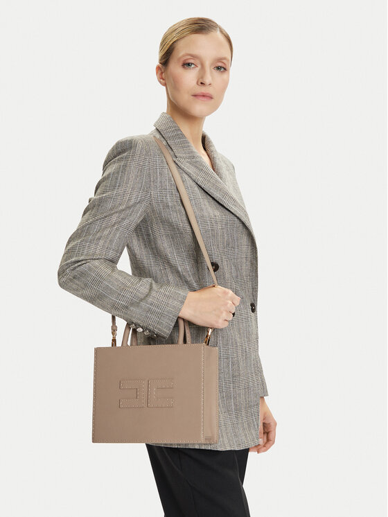Elisabetta Franchi Elisabetta Franchi Pārnēsajamā soma q-roa-36116 Pelēks