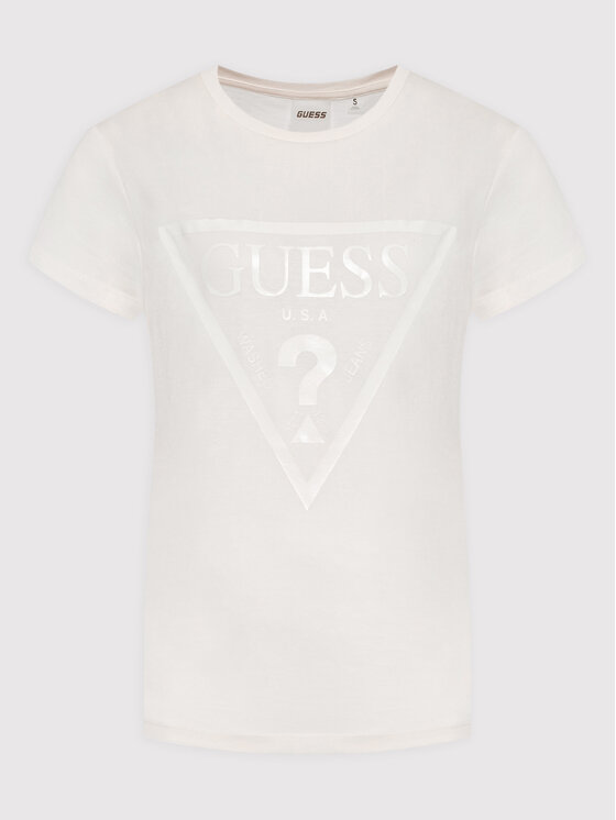 Guess Guess T-särk V2YI07 K8HM0 Beež Regular Fit