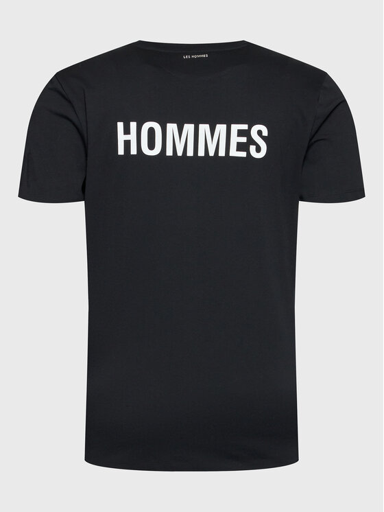 Les Hommes Les Hommes T-Shirt LF2243010700 Czarny Regular Fit