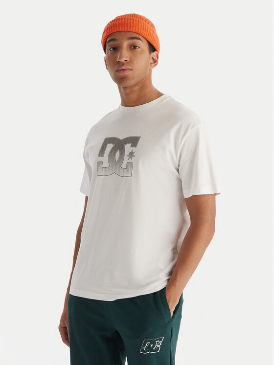 DC Shoes DC Shoes T-Shirt EDYZT04346 WBB0 Biały Regular Fit