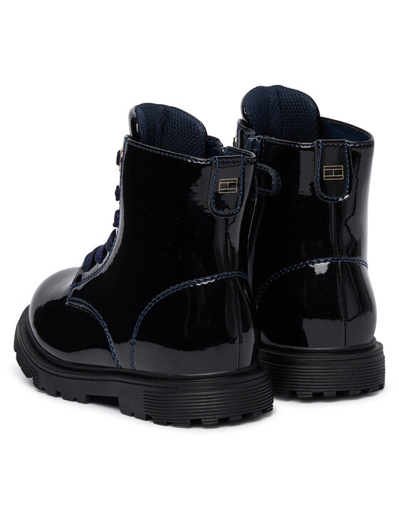 Tommy Hilfiger Tommy Hilfiger Зимни обувки Lace-Up Bootie T1A5-34005-1237 M Тъмносин