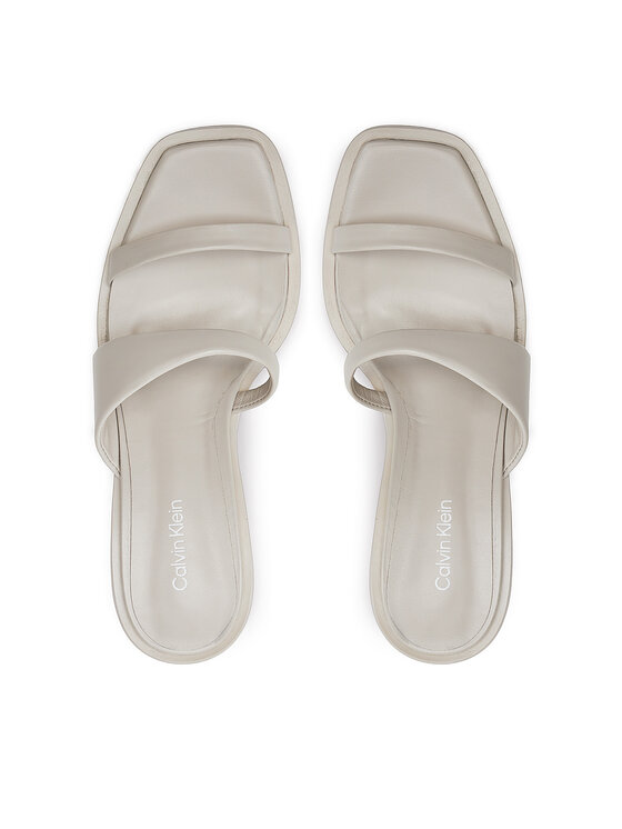Calvin Klein Calvin Klein Şlapi Heel Slide 70 Lth HW0HW02072 Bej
