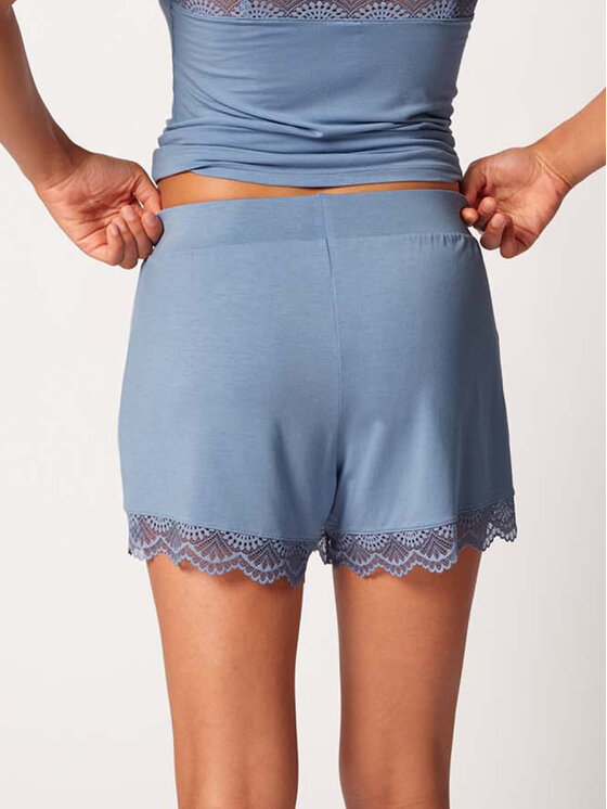 Skiny Skiny Šortky z materiálu 82615 Modrá Comfortable Fit