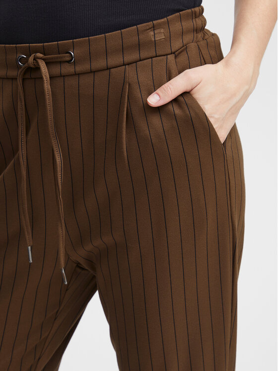 Fransa Fransa Παντελόνι υφασμάτινο 20610972 Καφέ Regular Fit