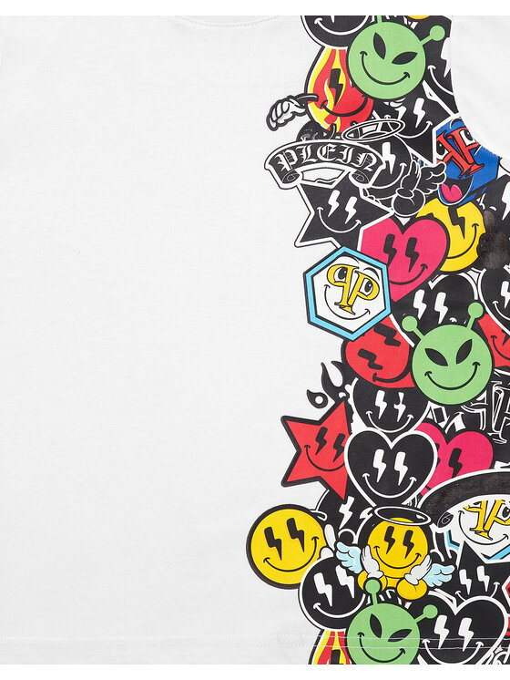 PHILIPP PLEIN PHILIPP PLEIN T-shirt 19957 Bianco Regular Fit