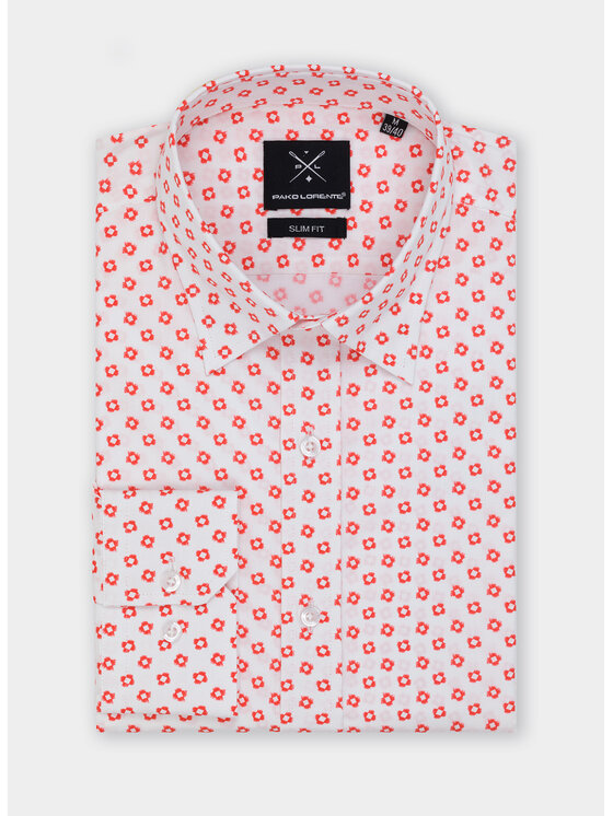 Pako Lorente Pako Lorente Koszula P22SF-1X-048 Biały Slim Fit