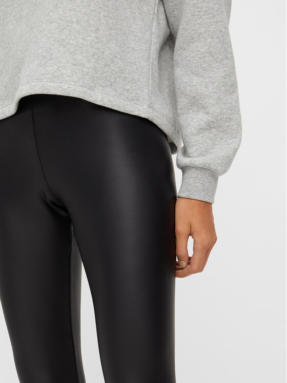 Pieces Pieces Leggings 17058457 Crna Stretch Fit