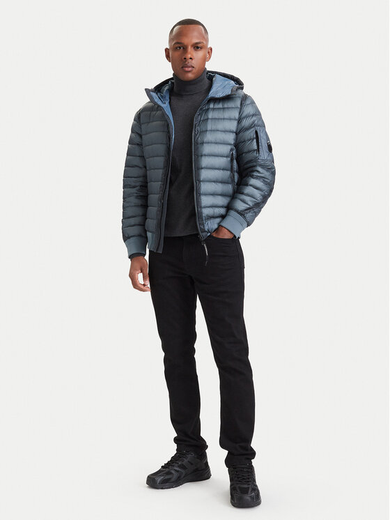 C.P. Company C.P. Company Vatovaná bunda 21CMOW751A110416A Modrá Regular Fit