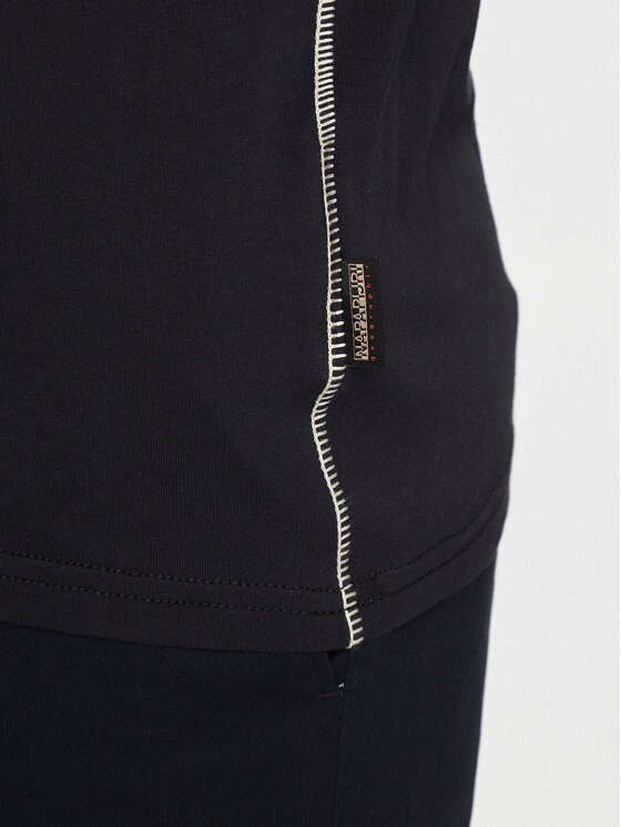 Napapijri Napapijri Tricou S-Aylmer NP0A4HTO Negru Regular Fit