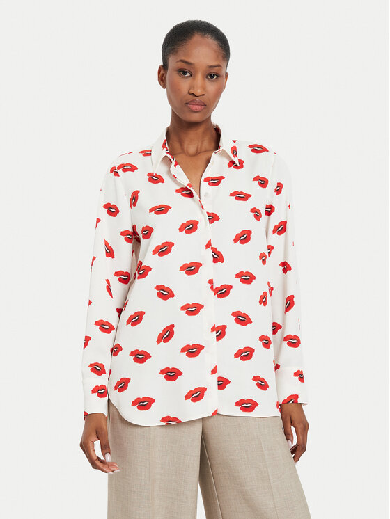 Marella Marella Camicia Yeah 2423116063 Écru Regular Fit