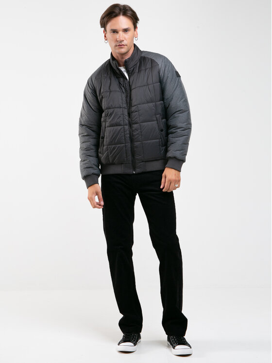 BIG STAR BIG STAR Kurtka zimowa HUBERT Czarny Basic Fit