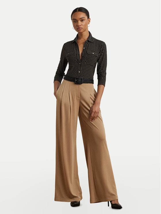 LAUREN RALPH LAUREN LAUREN RALPH LAUREN Риза 200971090001 Черен Slim Fit