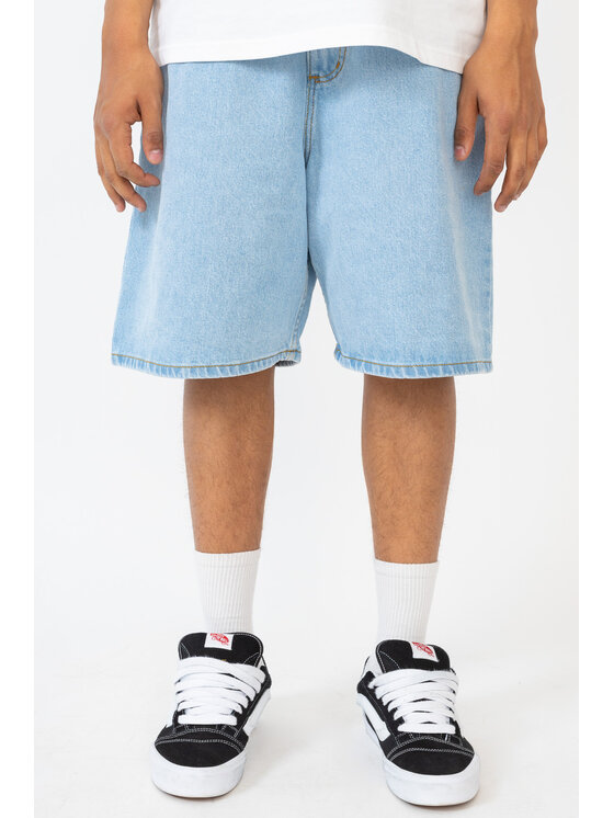 Mercur Mercur Szorty jeansowe Monument Niebieski Loose Fit
