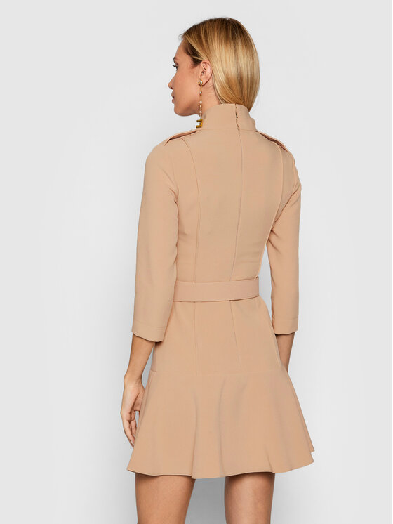 Abito da cocktail AB-009-16E2-V480 Marrone Slim