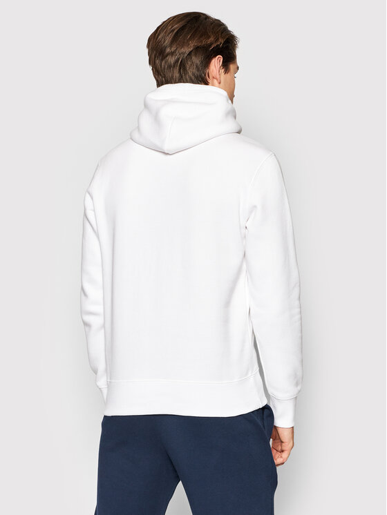 Felpa Script Logo 216475 Bianco Regular Fit