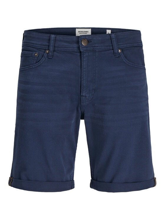 Jack&Jones Jack&Jones Džínsové šortky Rick 12274985 Tmavomodrá Regular Fit