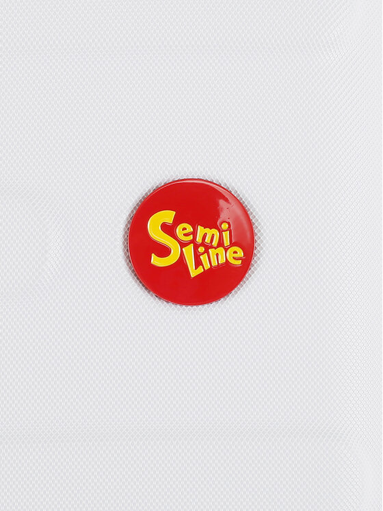 Semi Line Semi Line Valigia grande T5842-3 Bianco