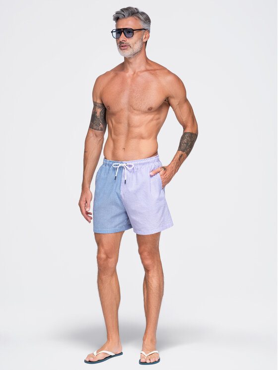 Ombre Ombre Szorty kąpielowe OM-SRSS-0215 Kolorowy Regular Fit