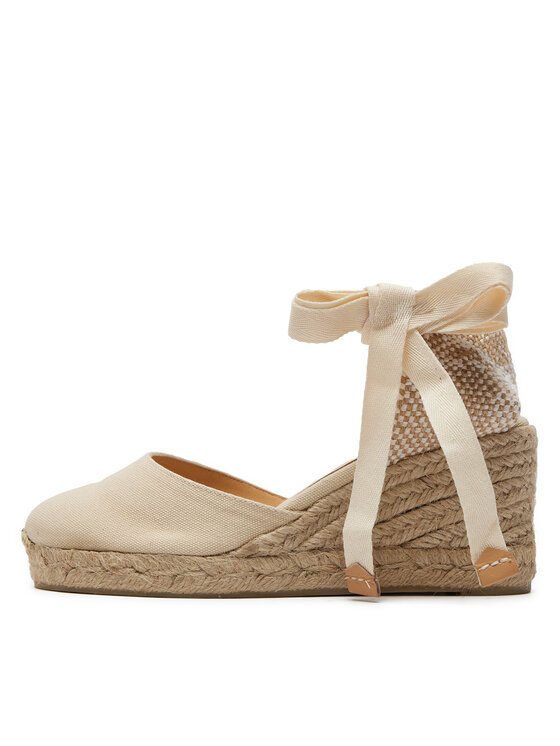 Castañer Castañer Espadrile Carina/6/001 020964 Alb