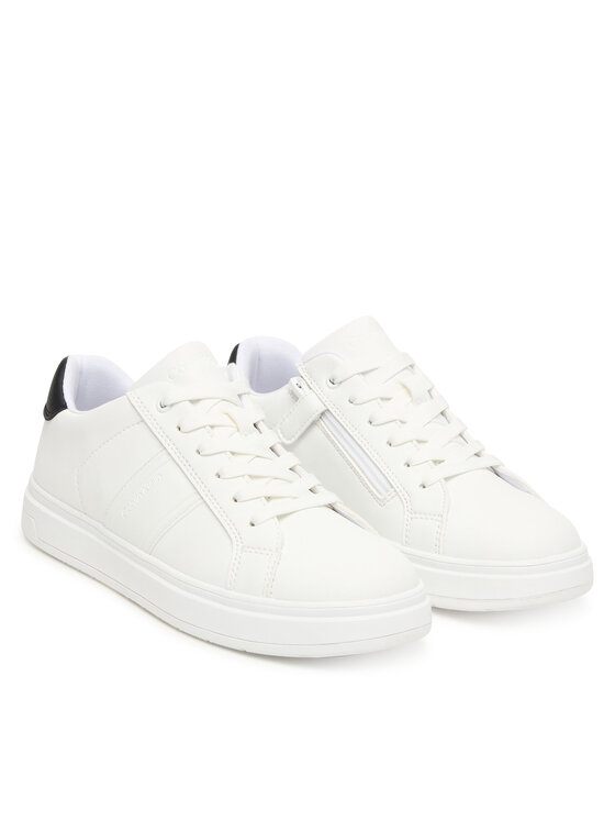 Calvin Klein Calvin Klein Laisvalaikio batai Low Cut Lace-Up V3X9-83293-1355 D Balta