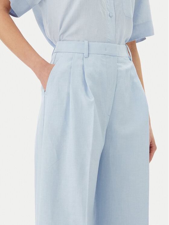 Tommy Hilfiger Tommy Hilfiger Stoffhose WW0WW45460 Blau Relaxed Fit