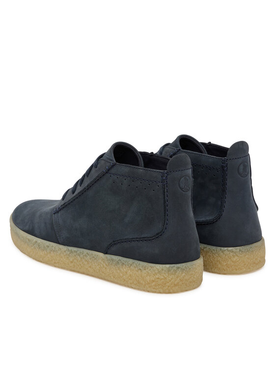 Clarks Clarks Šnurovacia obuv Streethill Mid 26183415 Tmavomodrá