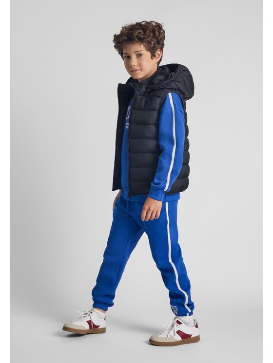 minoti minoti Kamizelka 17GILET 6 Czarny Regular Fit