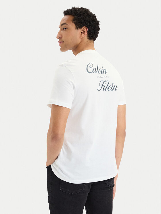 Calvin Klein Jeans Calvin Klein Jeans Póló SS 30s EU LV04RG804G Fehér Regular Fit