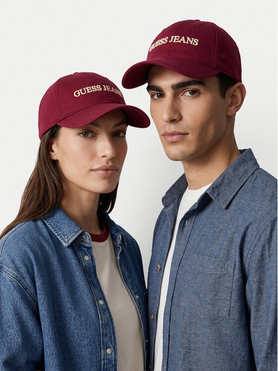 Guess Jeans Guess Jeans Nokamüts CWBEO-GJ-U3-007-SS26 Bordoopunane