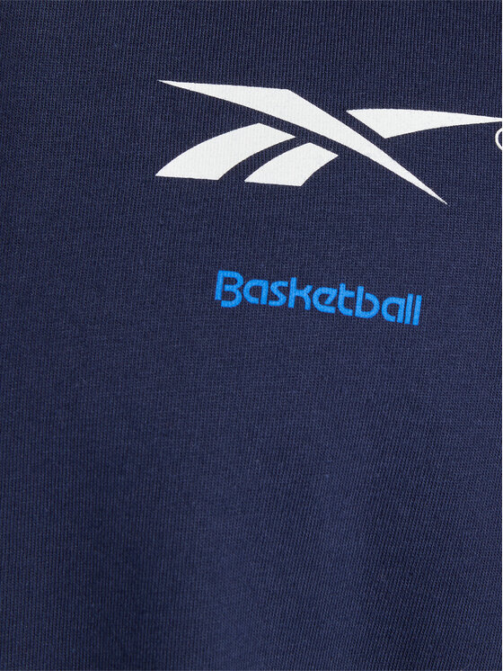 Reebok Reebok T-shirt Reebok Basketball Court Top T-Shirt HM6239 Plava Relaxed Fit