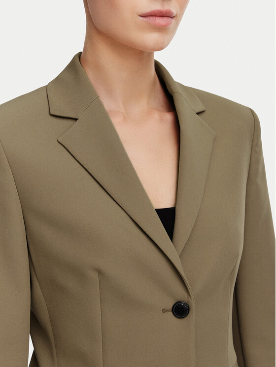 HUGO HUGO Marynarka Agonia-1 50539976 Brązowy jasny Slim Fit