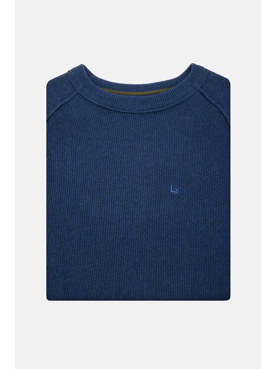 Lancerto Lancerto Sweter Andrei SW073223000097 Granatowy Regular Fit