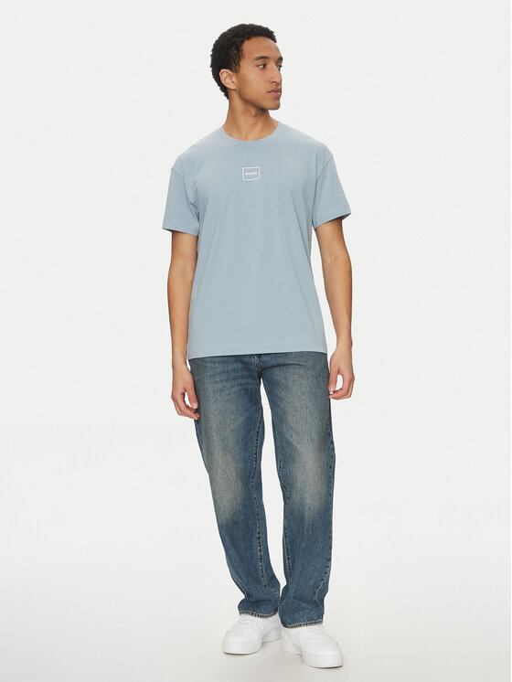 HUGO HUGO Marškinėliai Laze 50525236 Mėlyna Relaxed Fit