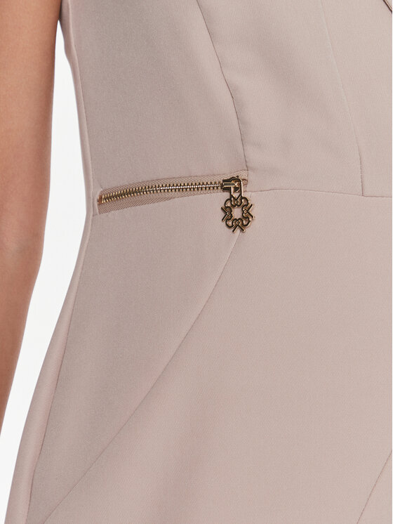 Rinascimento Rinascimento Coctailkleid CFC0117778003 Beige Regular Fit